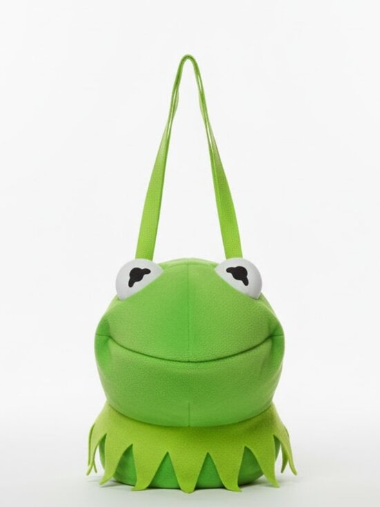 Jim Henson's Muppets "Kermit The Frog" Head Backpack - Picture 2 of 5